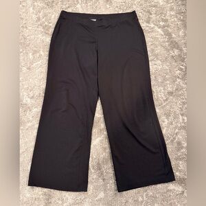 Danskin Now Women's Black Wide Leg Pants XL Extra Large